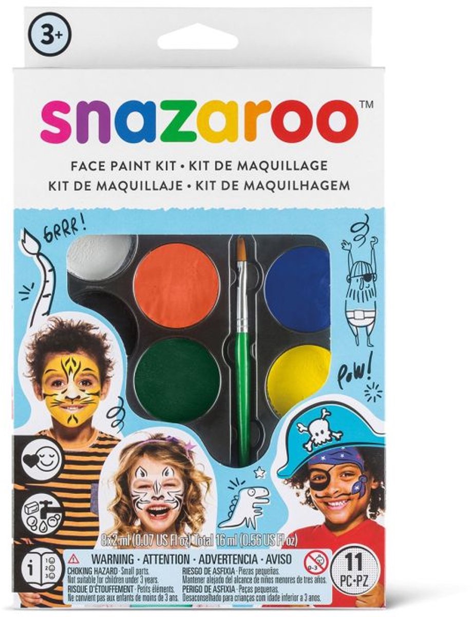 Snazaroo Schminkset Abenteuer 50 Gesichter