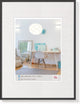 Walther New Lifestyle - Kunststoffrahmen - Fotogröße 42x59,4 cm (Din A2) - Kunstglas - Schwarz