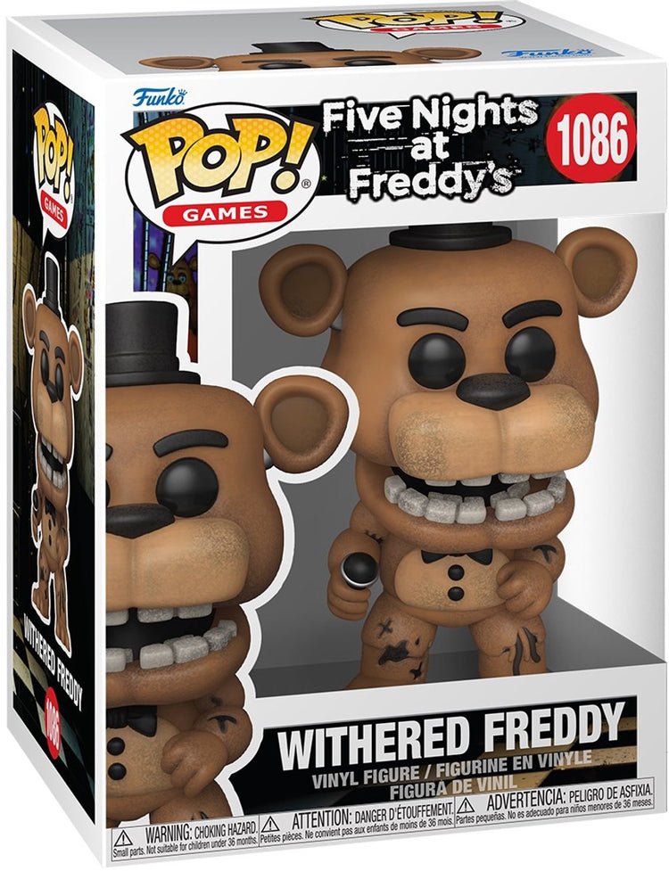 Funko Five Nights at Freddy's Withered Freddy (Spiele) Vinylfigur 1086 Unisex Pop! - neutral - Standard