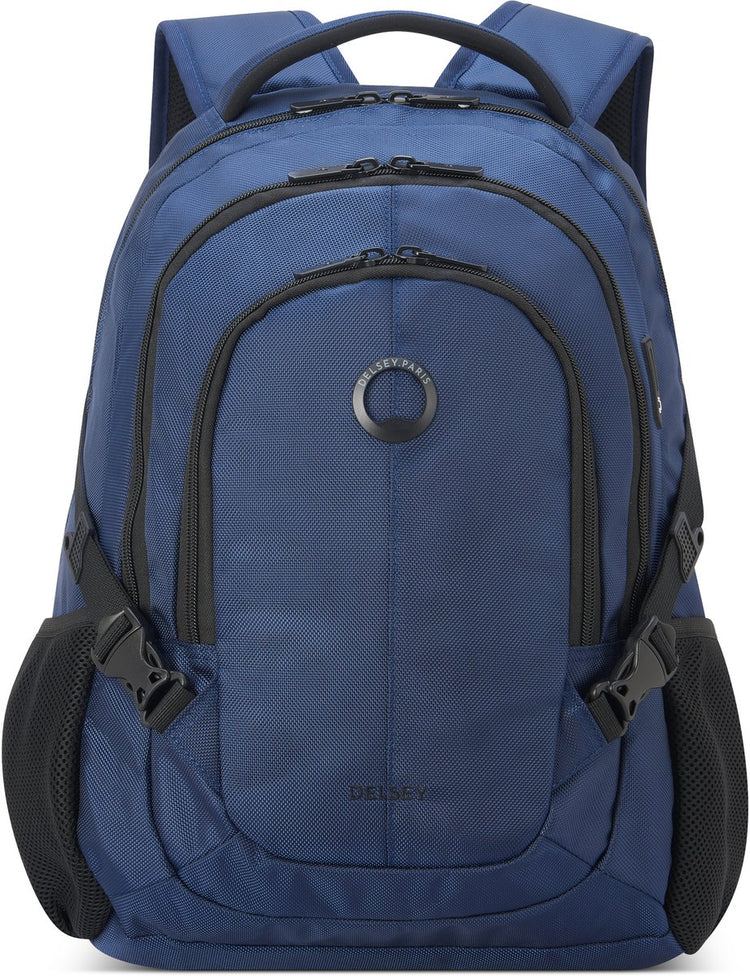 Delsey Element Rucksack Navigator – 29 Liter – Laptop-Rucksack 15,6 Zoll – USB-Anschluss – Smart Sleeve – Blau