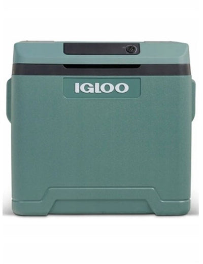 Iglu-Elektrokühler - - 12 V - 230 V - Farbe Grün - 42 l