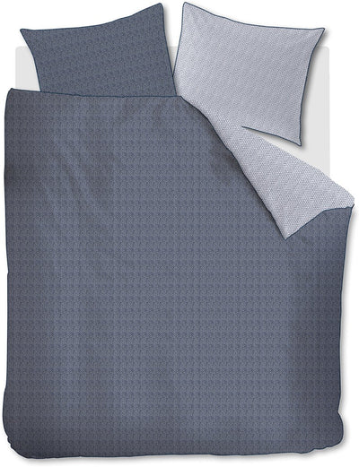 Riviera Maison gedrehter Bettbezug – Doppelbett – 200 x 200 220 – Blau