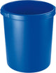 Han Papierkorb - klassisch - 30 Liter - blau - hochwertiger Kunststoff - ha-1834-14