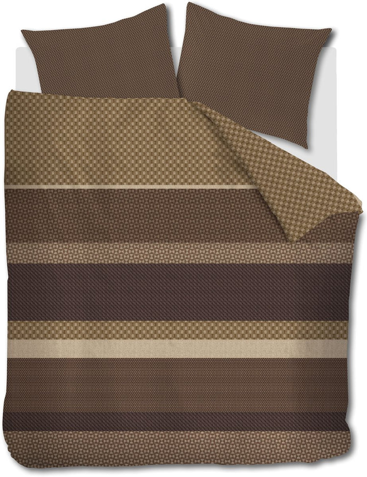 Bettwäschehouse Fera Bettbezug – Doppelbett – 200 x 200 220 cm – braun