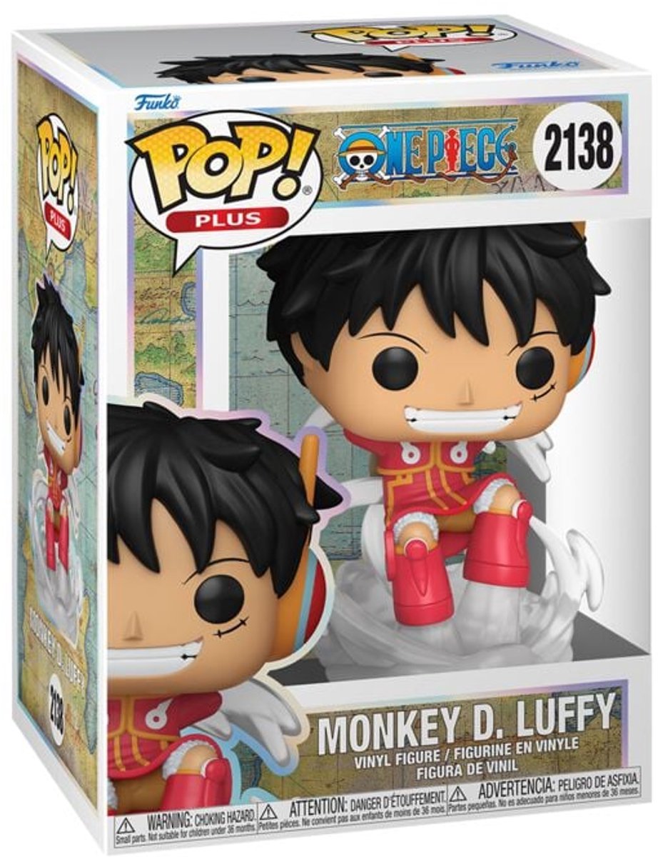 Funko einteiliger Affe d. Ruffy Vinylfigur 2138 Unisex-Puppe! - neutral - Standard