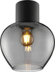 Brilliant Ligari – Deckenleuchte – ø 23 cm – E27 max 1x20 W – schwarzer Rauch