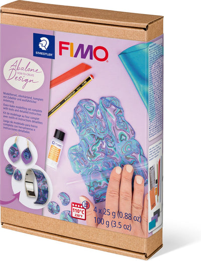 Fimo-Anleitungsset „Abalone-Design“