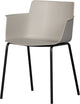 Woood Foppe Esszimmerstuhl – Kunststoffmetall – Nebel – 80 x 53 x 55