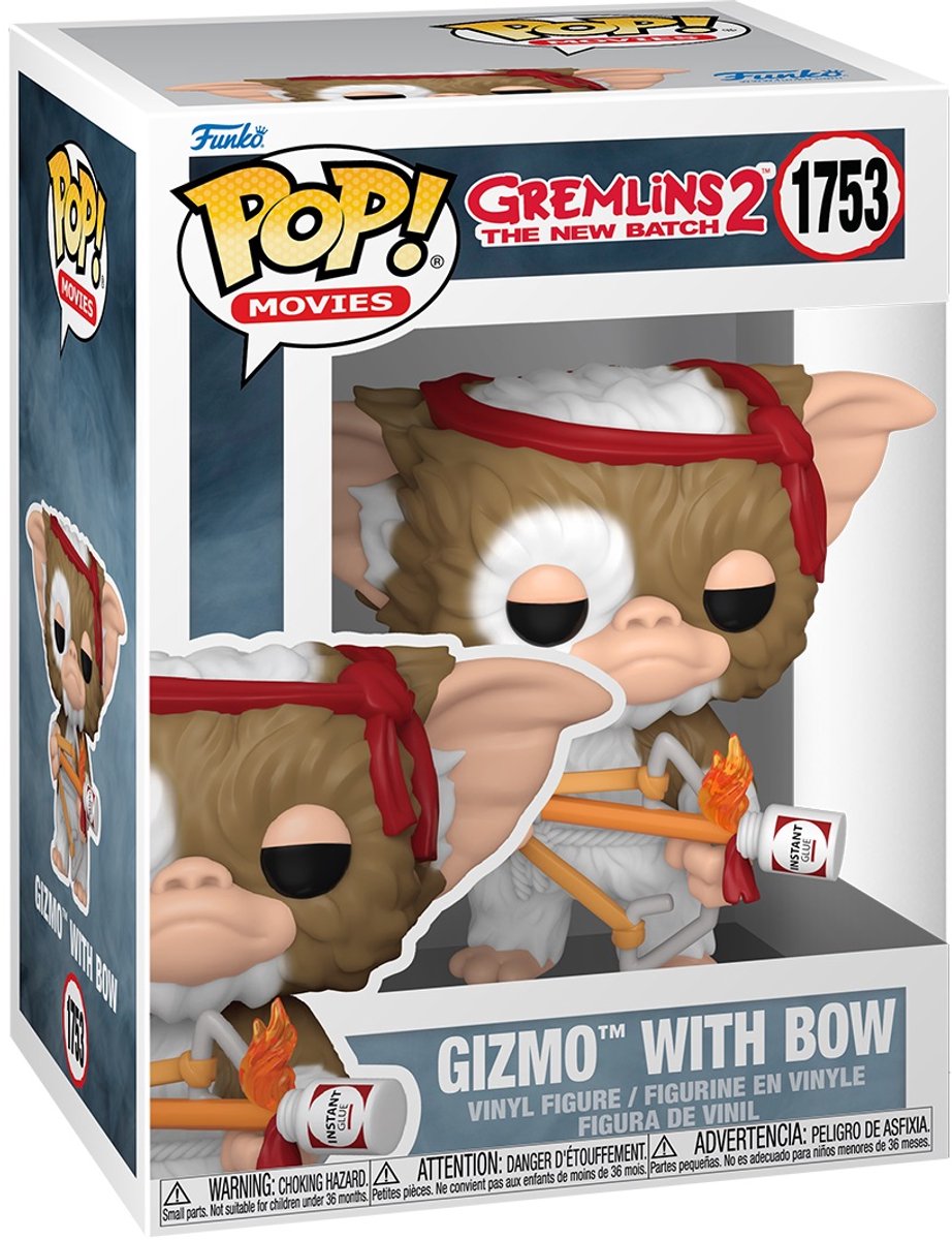 Funko Gremlins Gizmo mit Schleife Vinylfigur 1753 Unisex Pop! - mehrfarbig - Standard
