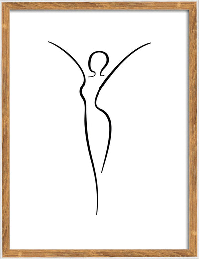 Walther Silhouette - Holzrahmen - Fotogröße 30x40 cm - Natur