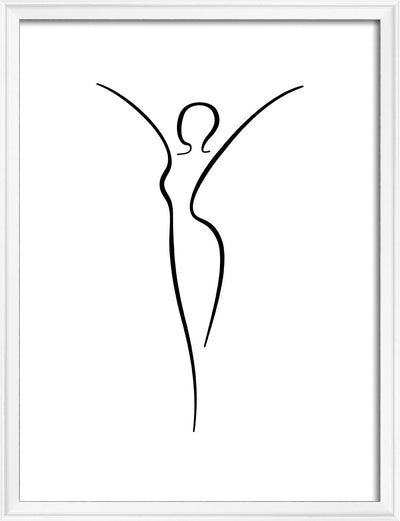 Walther Silhouette - Holzrahmen - Fotogröße 30x40 cm - weiß