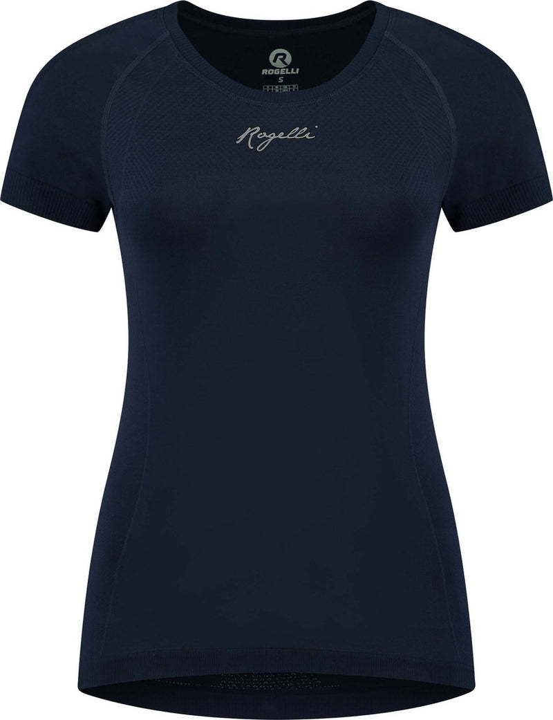 Rogelli Essential Laufshirt Damen – Kurzarm – Blau – L