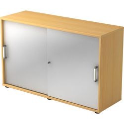 Bach Schiebetürenschrank Hammerer 2FH Buche, Silber