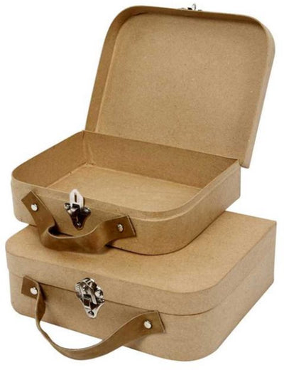 Creativ Firmenkoffer, Maße 25,5x20x8+22,5x18x6,5 cm, 2 Stück 1 Set