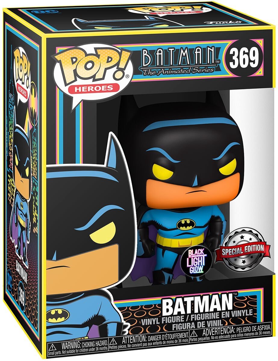Funko Pop-Helden: DC Batman (Schwarzlicht) – Pop #369