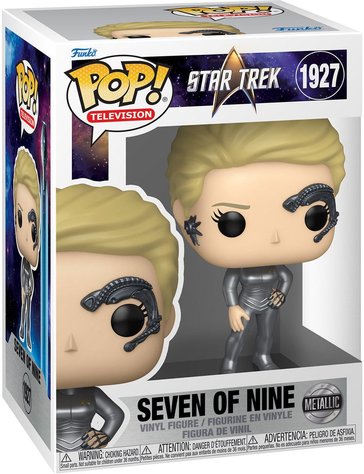 Funko-Pop! Fernsehen: Star Trek – Seven of Nine (Metallic) #1927