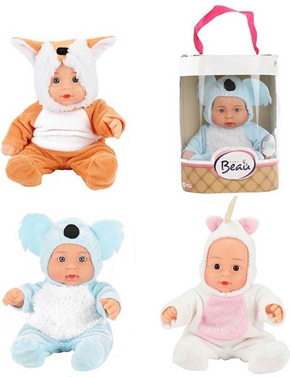 Beau Baby Baby Pop in Dierenpak Vosje