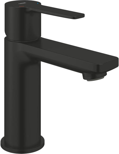 Grohe lineare neue XS-Size-Waschtischarmatur – Push-Open-Ablaufgarnitur – Ecojoy – Fastfixation Plus – Mattschwarz