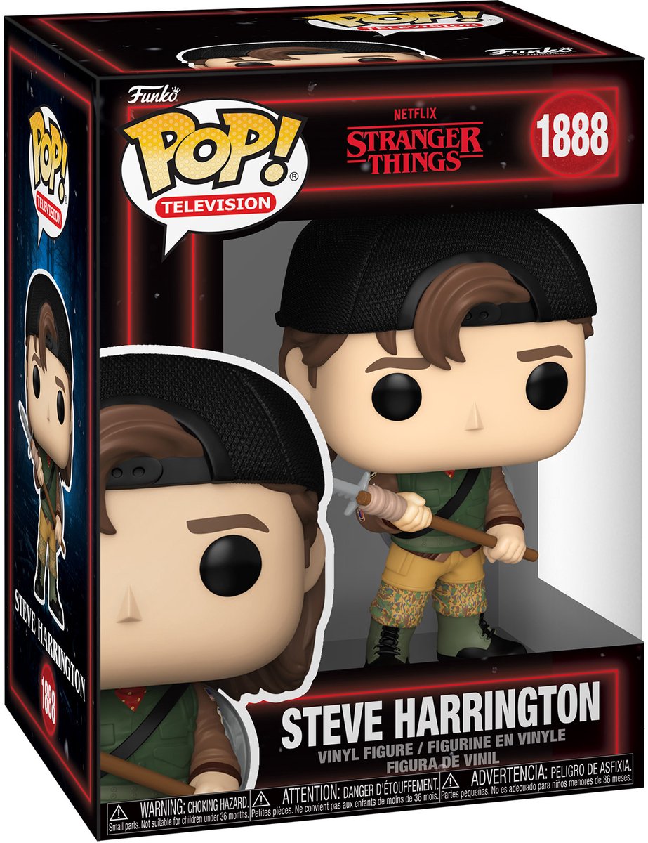 Funko Stranger Things Pop! TV-Vinylfiguren Steve Harrington 9 cm
