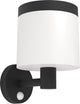 Eglo Pantete Solar-Außenwandleuchte – Solarenergie – LED – 21 cm – Schwarz und Weiß