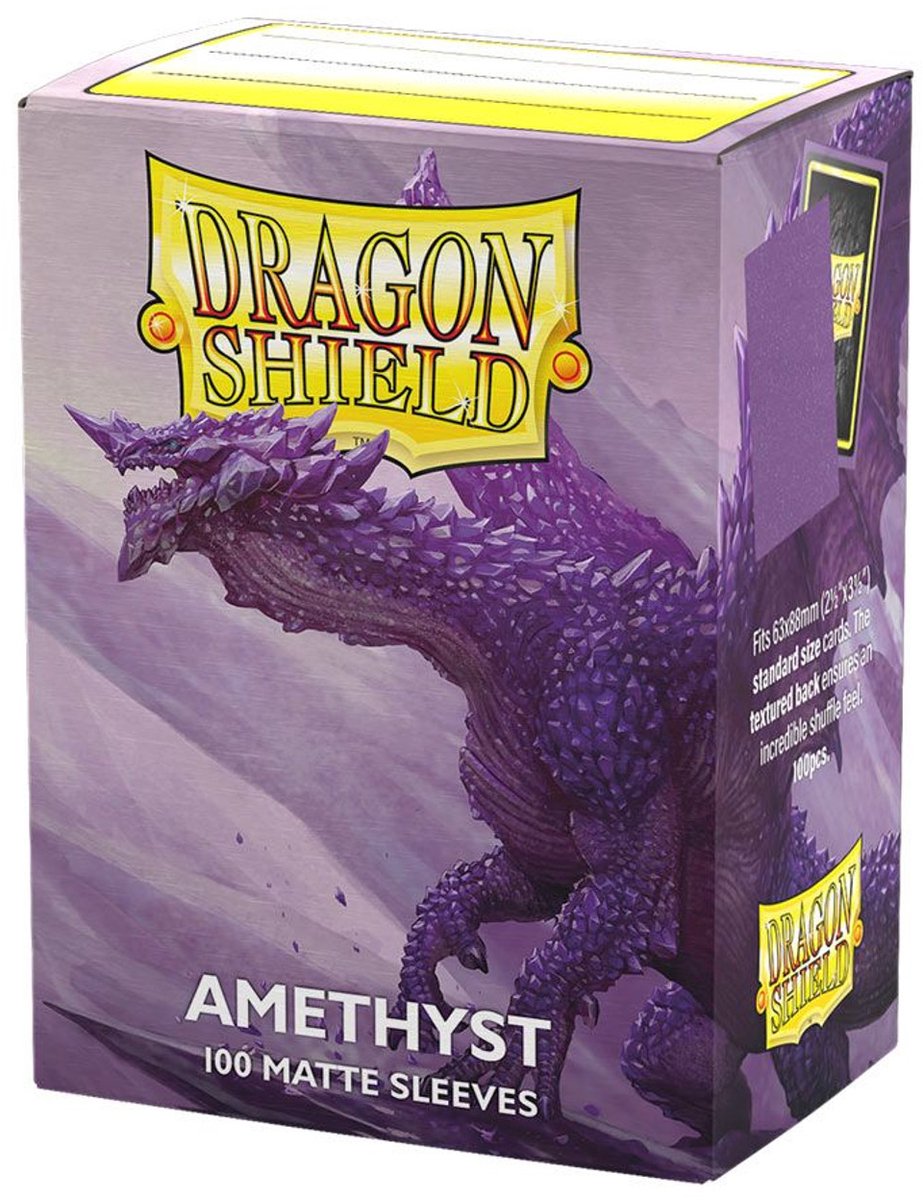 Dragonshield 100 Boxhüllen matt amethyst