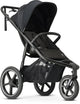 Deryan Bolt Laufkinderwagen – Jogging-Buggy – Moskitonetz – Schwarz