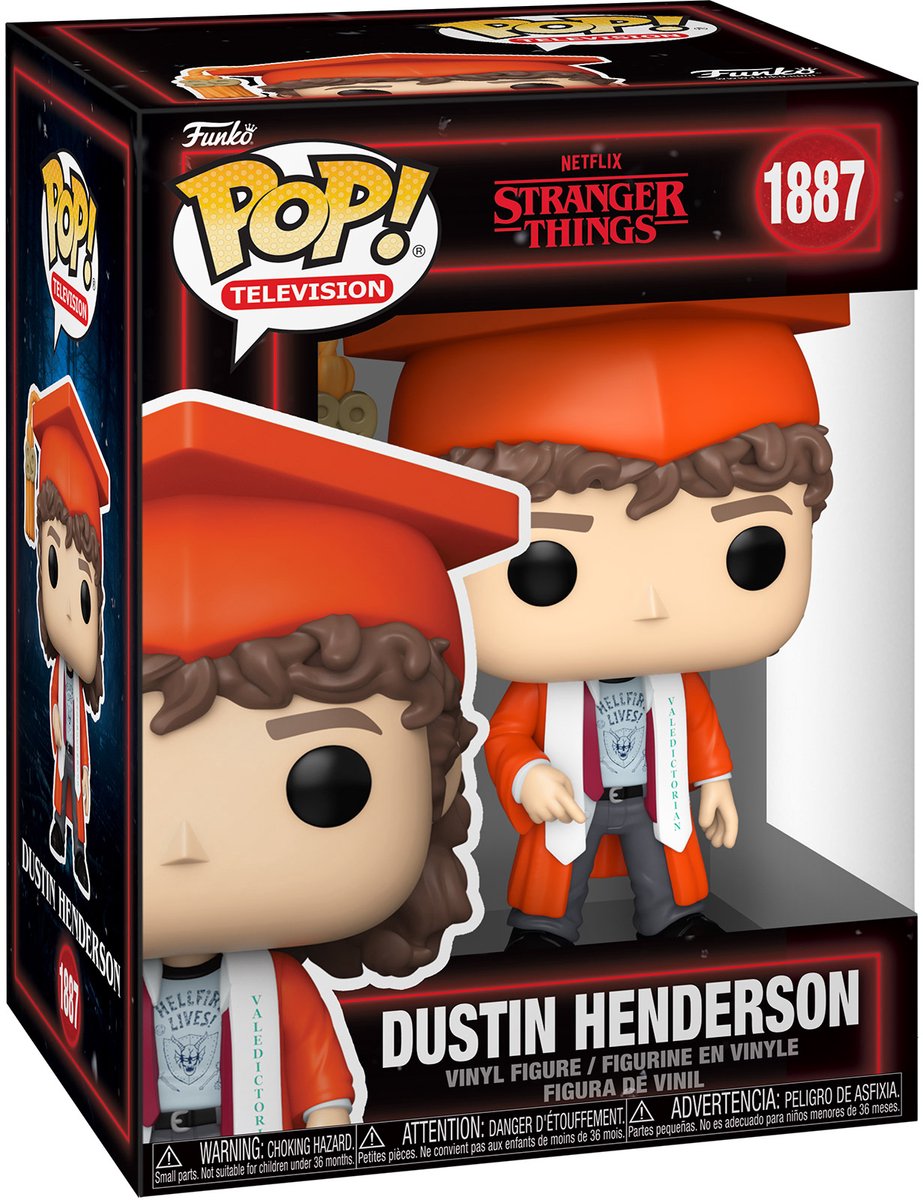 Funko Stranger Things Pop! TV-Vinylfiguren Dustin Henderson 9 cm