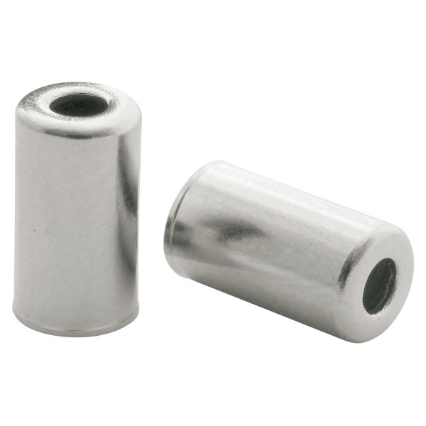 Kabelkappen Messing 5 mm silber 200 Stück