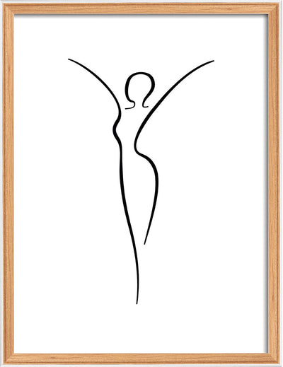 Walther Silhouette - Holzrahmen - Fotogröße 30x40 cm - Buche