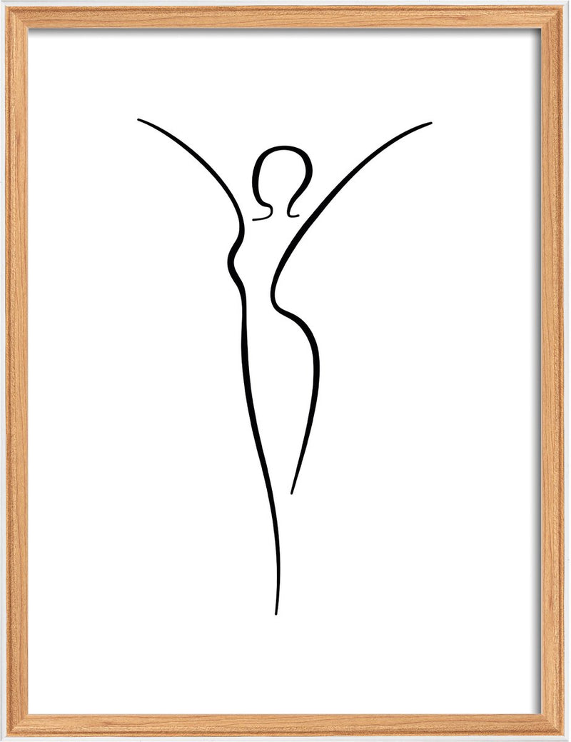 Walther Silhouette - Holzrahmen - Fotogröße 30x40 cm - Buche