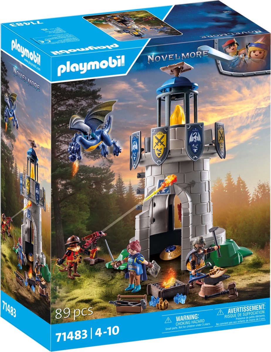 Playmobil Romanmore Ridder Tower mit Schmied und Drache
