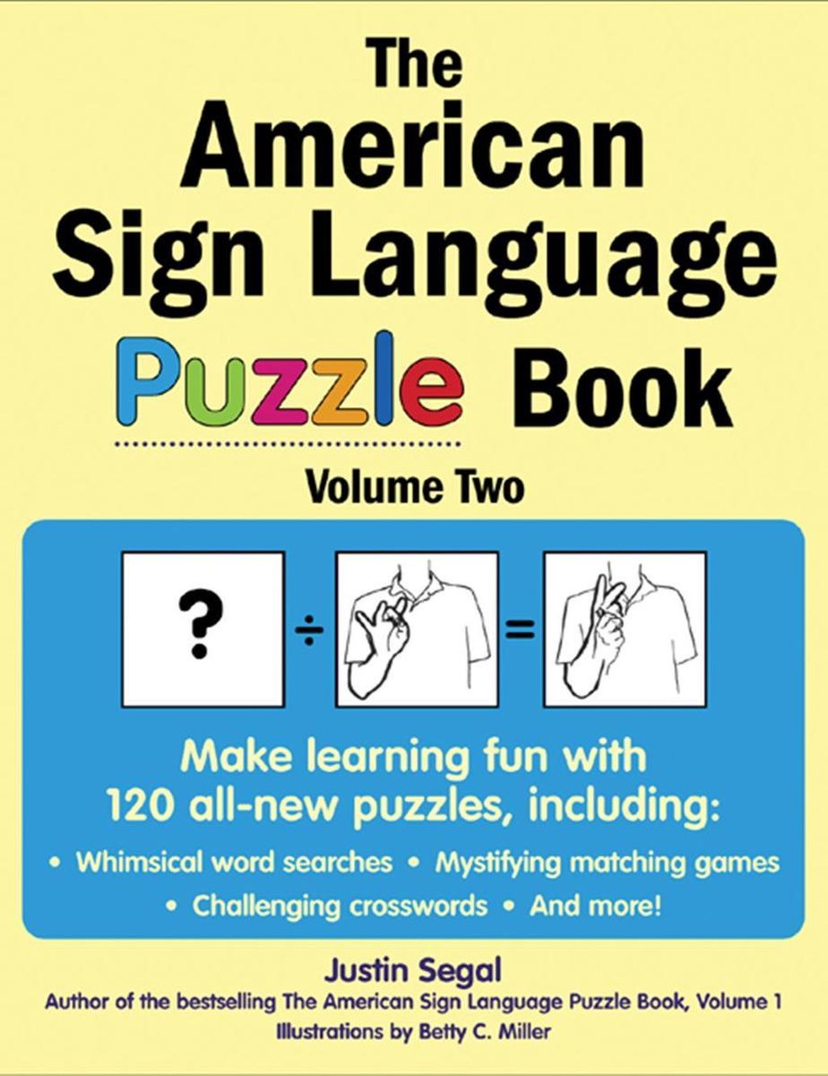 Das amerikanische Gebärdensprache-Rätselbuch Band 2