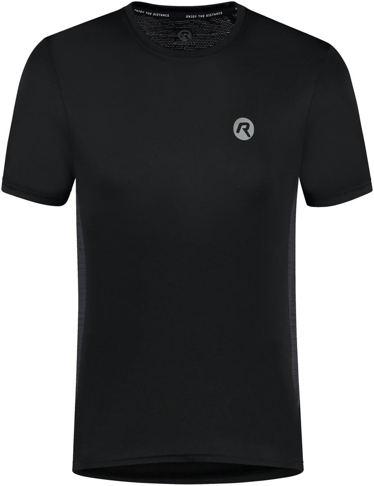 Rogelli Core Laufshirt Herren – Sportshirt Kurzarm – Schwarz – Größe 3XL