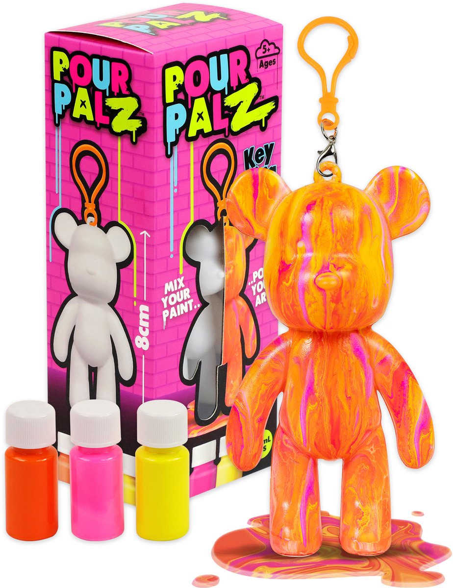 Spectron pour palz Mini-Farbbär-Schlüsselanhänger