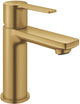 Grohe lineare neue xs-size Waschtischarmatur – Push-Open – Ecojoy – Fastfixation Plus – gebürstet Cool Sunrise