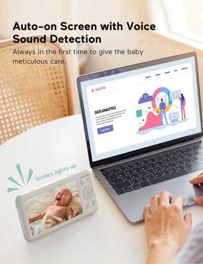 Momcozy Video-Babyphone, 5 Zoll