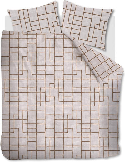 Vtwonen Pojagi Bettbezug – Doppelbett – 200 x 200 220 – Ziegelrot