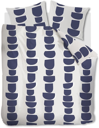 Vtwonen Moons Bettbezug – Einzelbetten – 240 x 200 220 cm – Indigo
