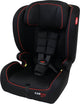Carkids i-Size-Autositz Jessie – entspricht dem i-Size-R-129-Standard – für Kinder von 76 bis 150 cm – mit Isofix-Top-Tether-Verbindung – schwarz rot