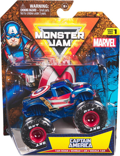 Monster Jam 1:64 1 Pack Marvel (ASD)