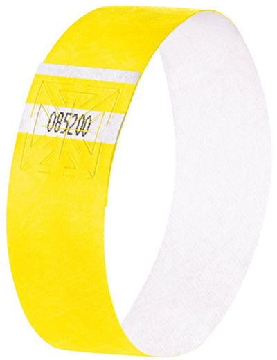 Sigel Event-Armbänder – superweich – 255 x 25 mm – neongelb – 520 Stück – si-eb223