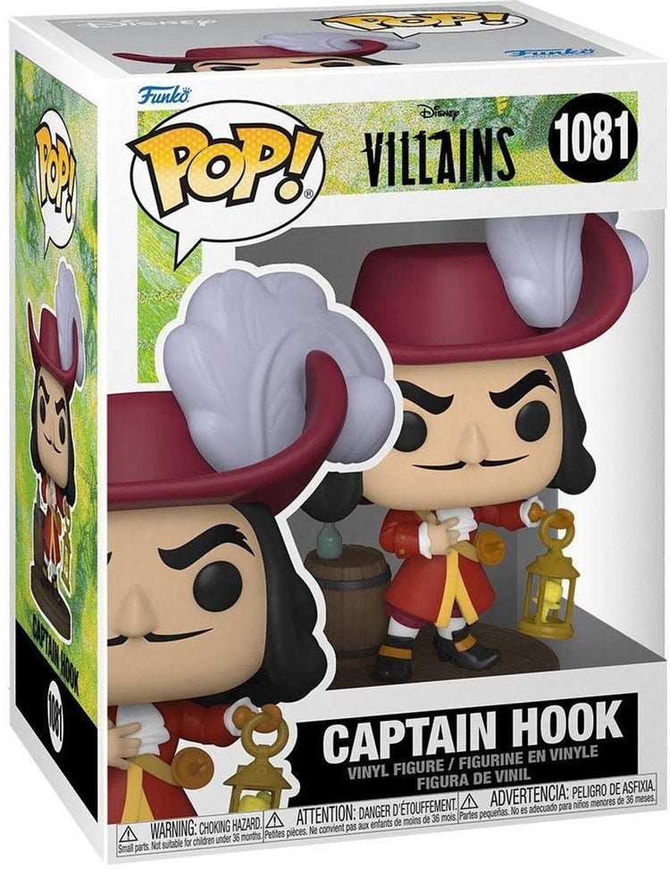 Funko Peter Pan Sammelfigur Disney Villains Pop! Kapitänshaken 9 cm mehrfarbig