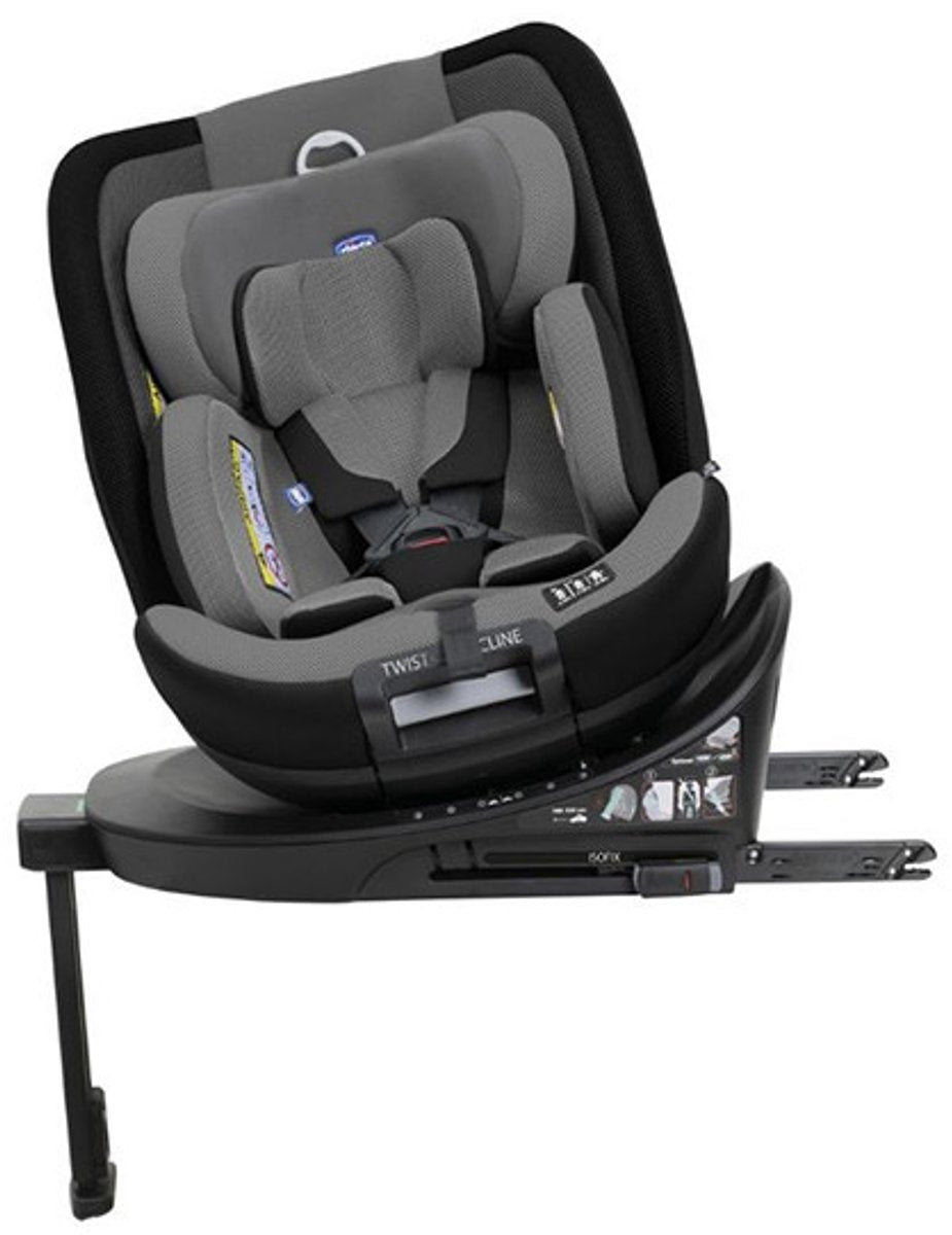 Chicco Everone i-Size Autositz – grau schwarz (40–150 cm)
