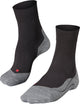 Falke ru4 Anti-Blister Baumwoll-Funktionsmaterial Laufsocken Damen Schwarz – Größe 37-38