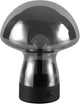 Rl lebe dein Licht Reality Dooley - Tischlampe - Rauchfarbe - inkl. 1x SMD 1,5 W - 4-Stufen-Touch - USB-Anschluss - wiederaufladbar - kabellos