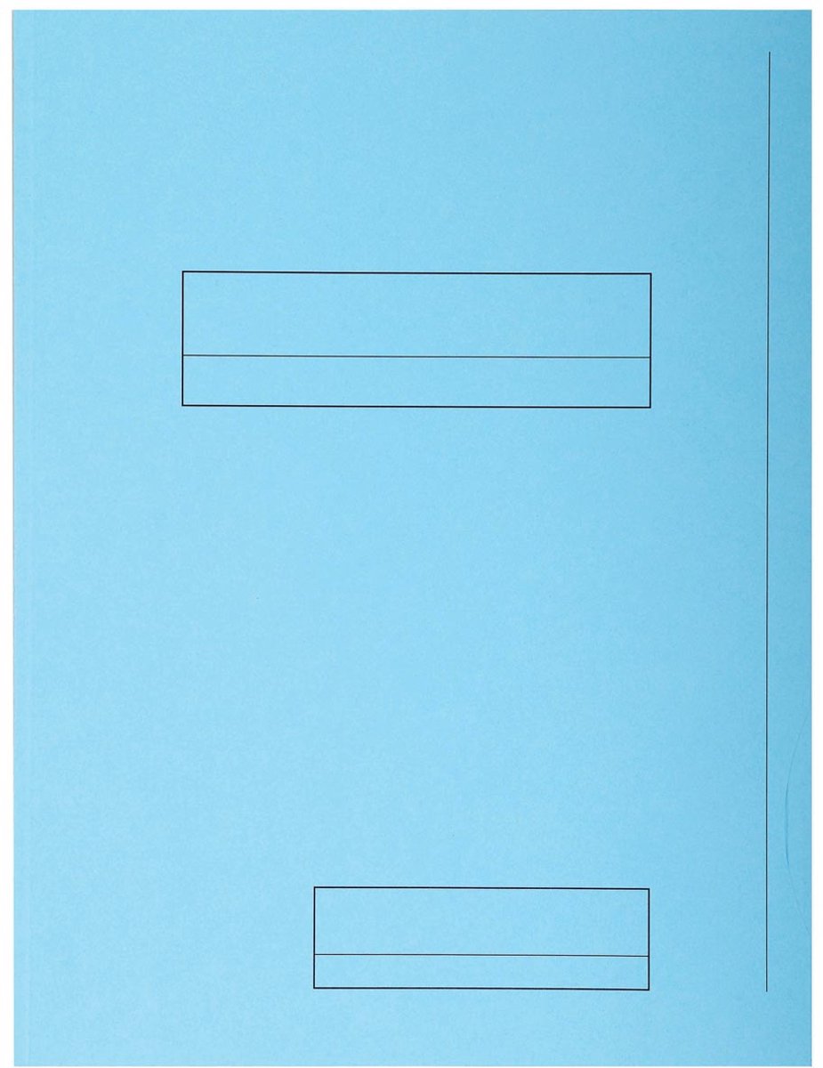 Exacompta Aktenordner Super 210 | Packung mit 50 Stück | blau
