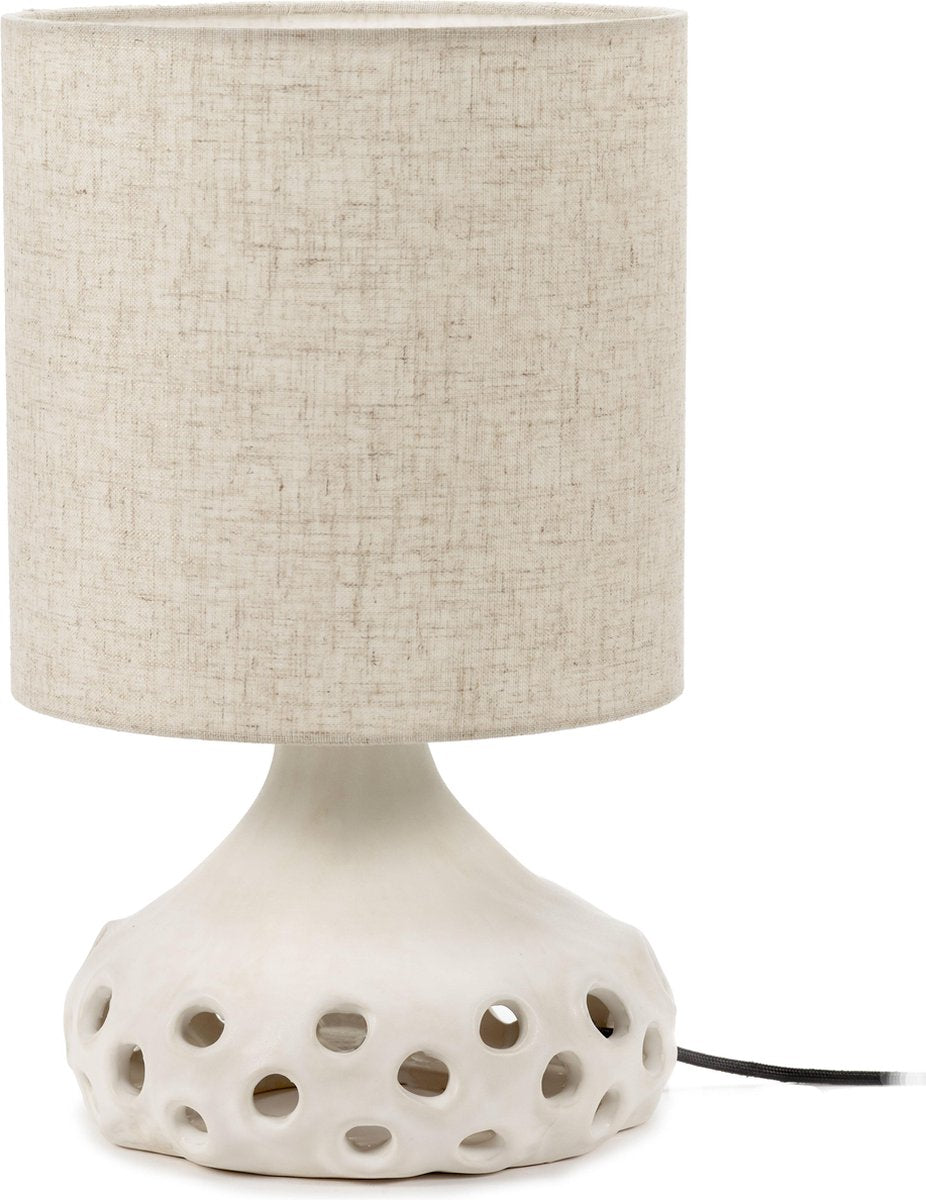 Serax – Sophie Casier Oya – Tischlampe – Beige – 25 ø – H 42,00 cm – 3,28 kg