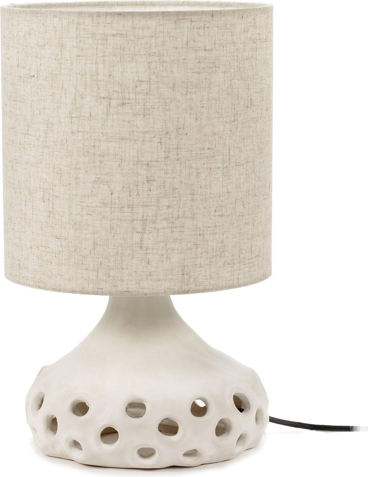 Serax – Sophie Casier Oya – Tischlampe – Beige – 25 ø – H 42,00 cm – 3,28 kg