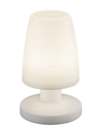 Rl lebe deine Lichtrealität Dora - Tischleuchte - weiß - inkl. 1x SMD 1,5W - wiederaufladbar - kabellos - Außenbeleuchtung - IP44
