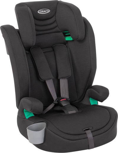 Graco Eldura R129 – midnight – 2-in-1-Autositz – von 76 bis 150 cm (ca. 15 Monate bis 12 Jahre)